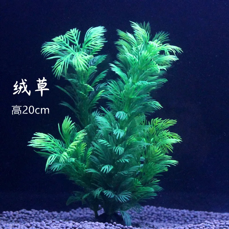 Plastic Grass Aquarium Decor