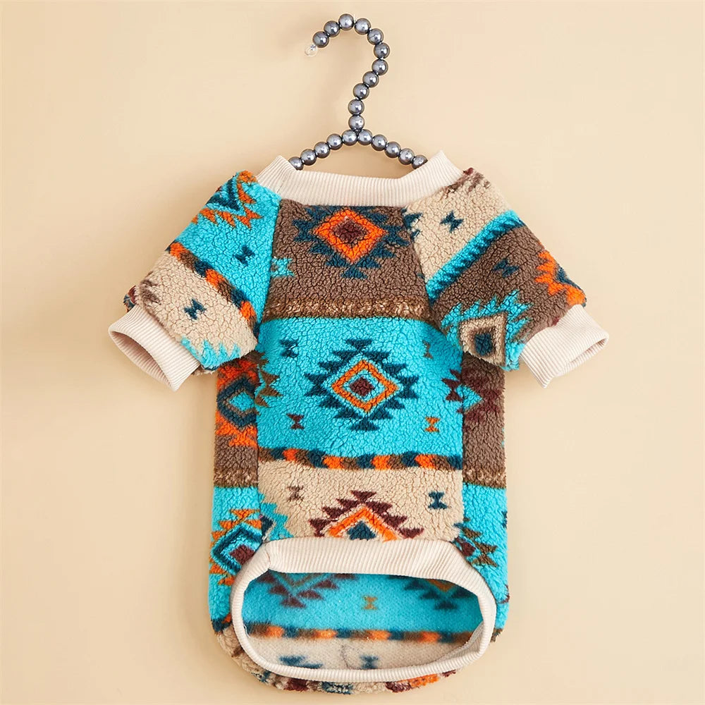 Trendy Printed Dog Sweater