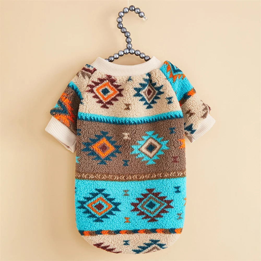 Trendy Printed Dog Sweater
