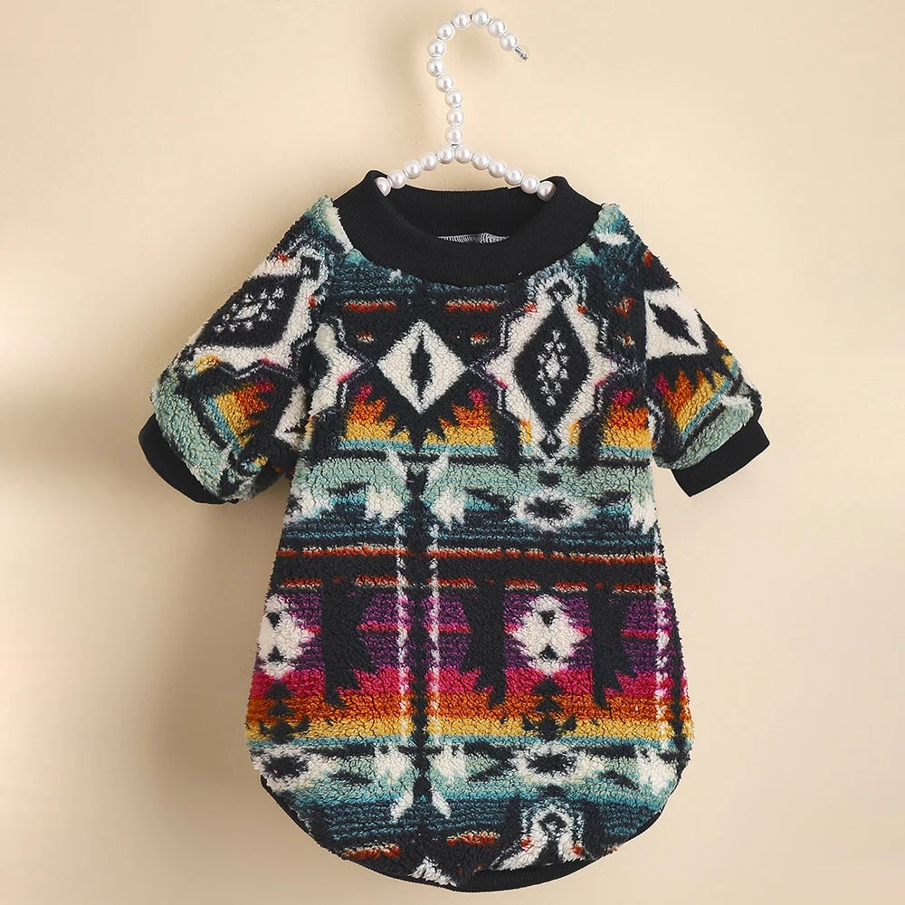 Trendy Printed Dog Sweater
