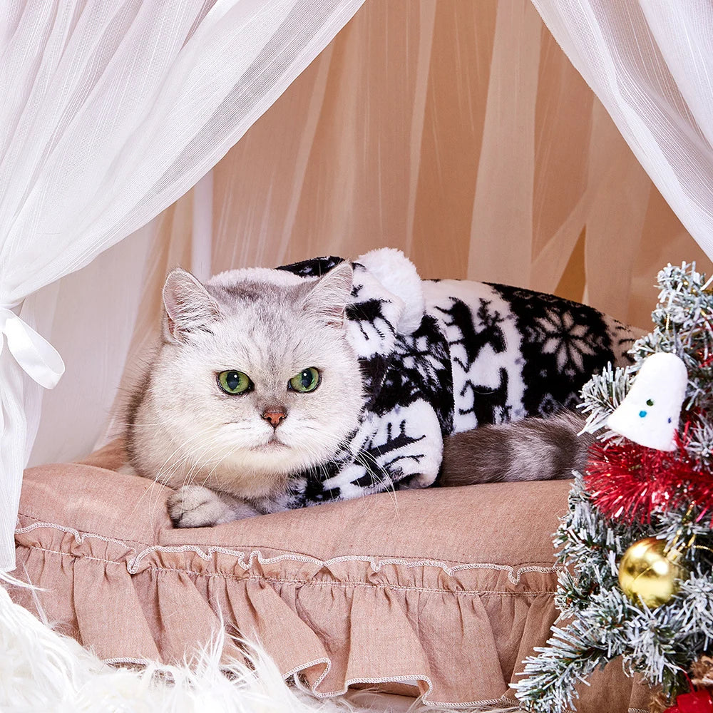 Warm Christmas Dog Pajamas