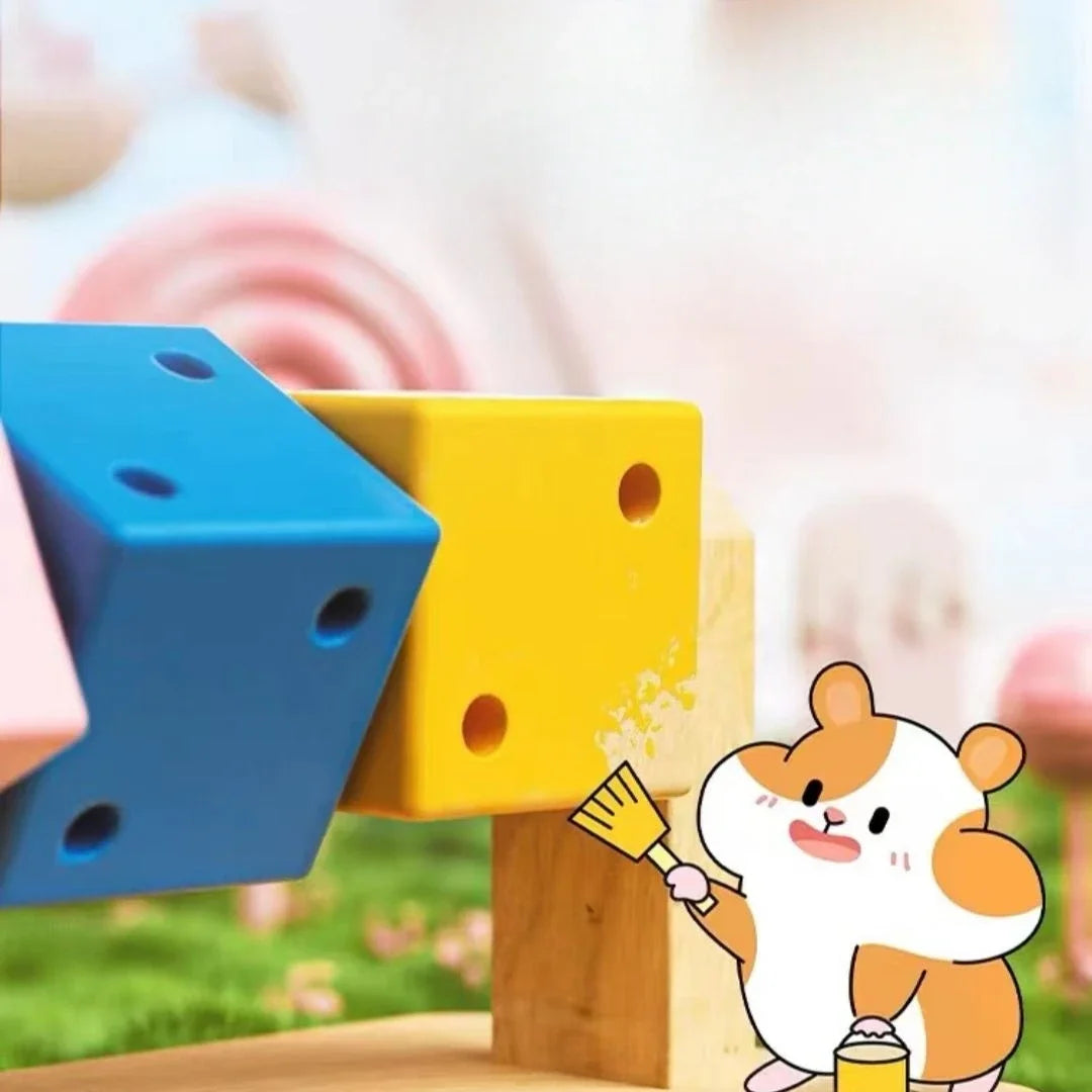 Fun Rubik's Cube Hamster Toy
