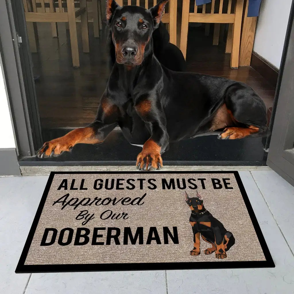 No Knock Bulldog Doormat