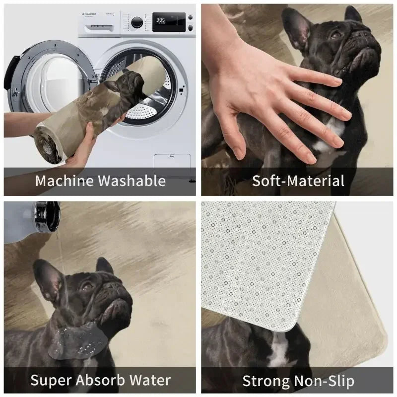 Cool French Bulldog Doormat