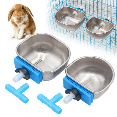 Steel Rabbit Water Bowl
