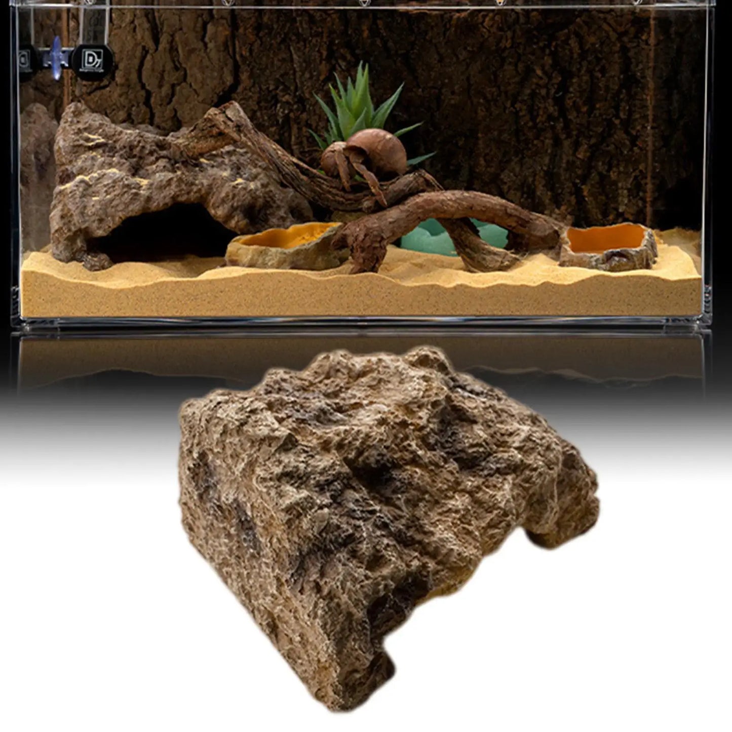 Resin Reptile Hide Cave