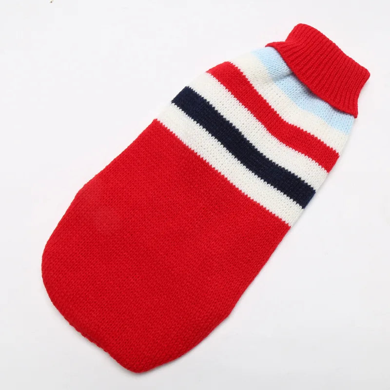 Winter Stripes Dog Sweater