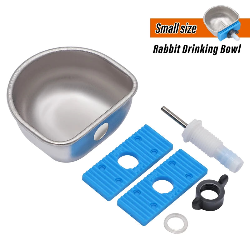 Steel Rabbit Water Bowl