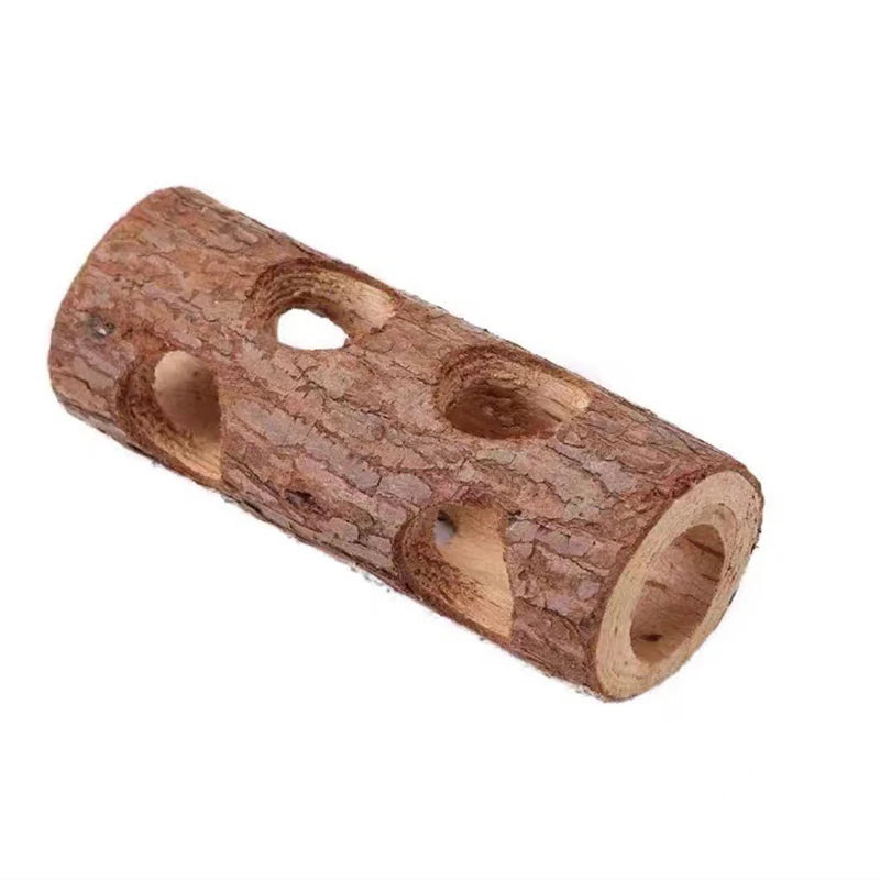 أنابيب الهامستر الخشبية الطبيعية