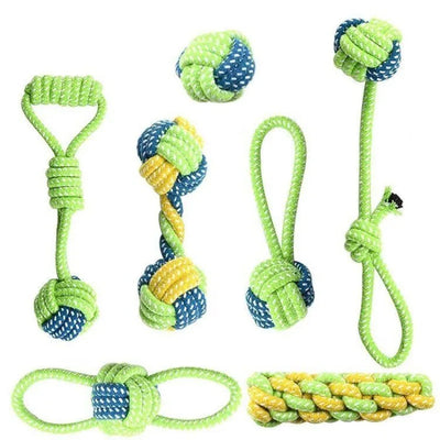Interactive Cotton Dog Toy Rope