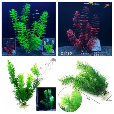 Plastic Grass Aquarium Decor