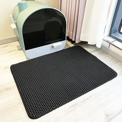 Cat Double Layer Toilet Mat