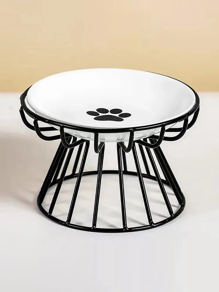 Pet Ceramic Bowl with Rack