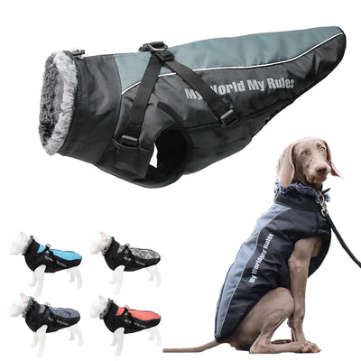 Waterproof Dog Jacket Harness