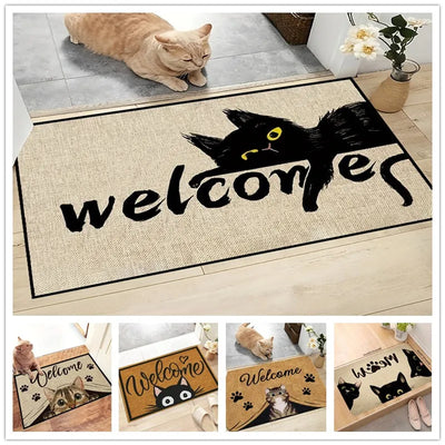 Meow Welcome Cat Mat