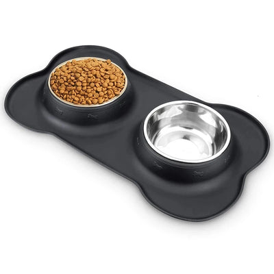 PawGrip Double Dog Bowl