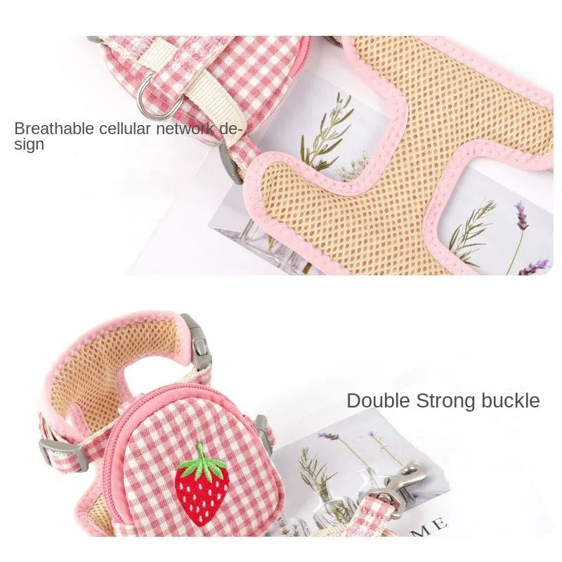 Cat Harness with Backpack