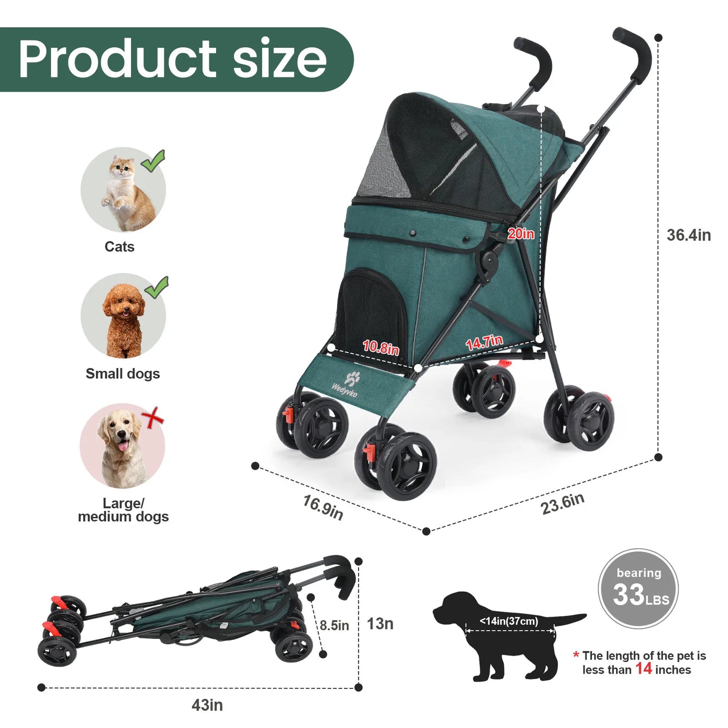 Pup Trail Outdoor Stroller
