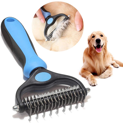 Pet Grooming Rake Comb