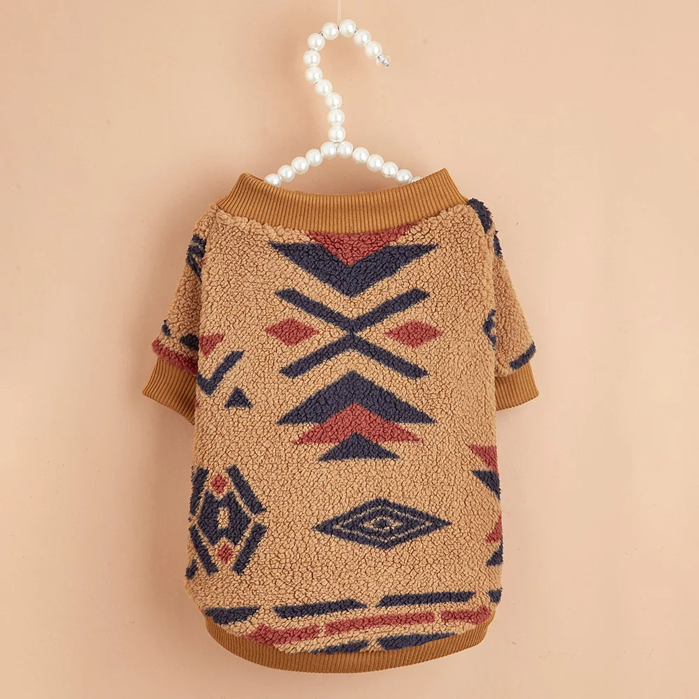 Trendy Printed Dog Sweater