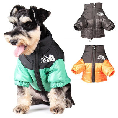 Winter Dog Jacket Reflective Warm Coat
