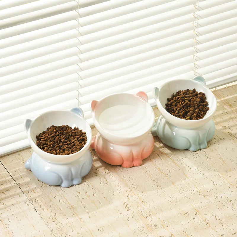 Neck Support Cat Bowl