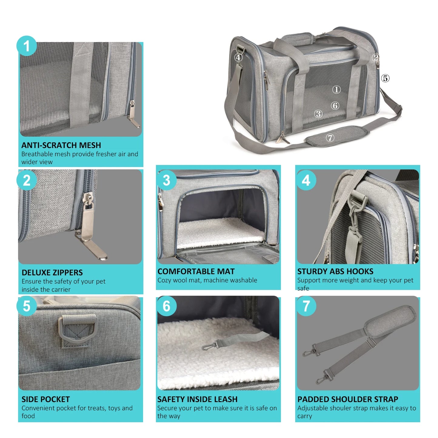 Soft Dog Backpack Carrier