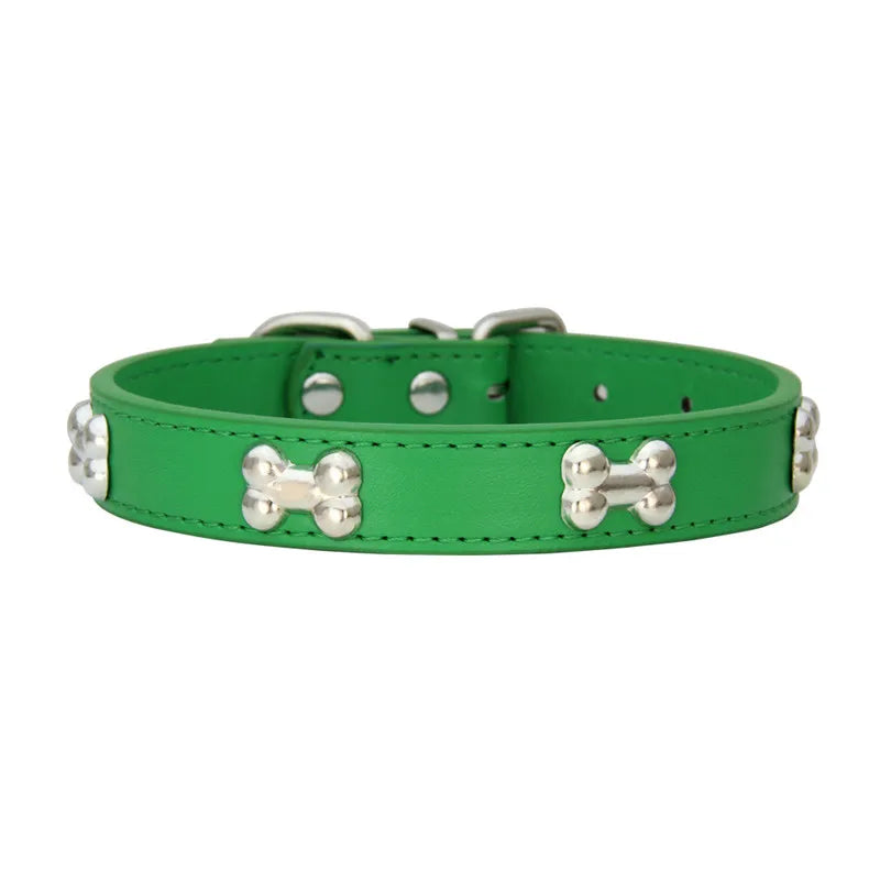 Dog Collar with Bone