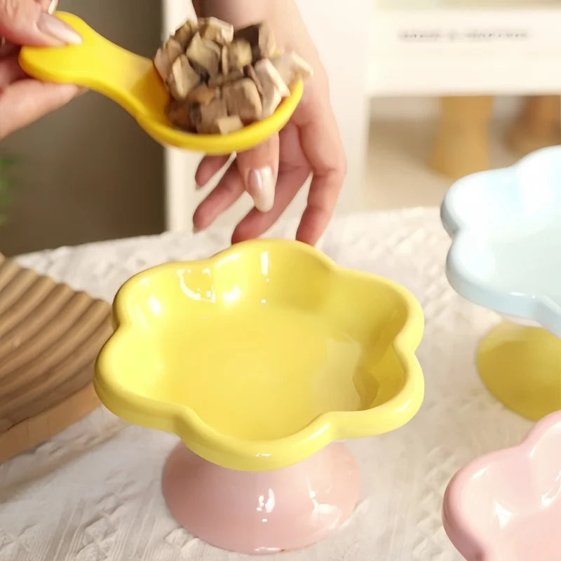 Ceramic Raised Cat Bowl