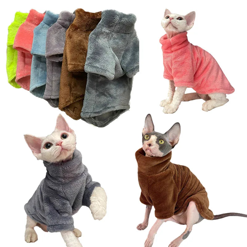 Soft Sweater Jacket for Cat