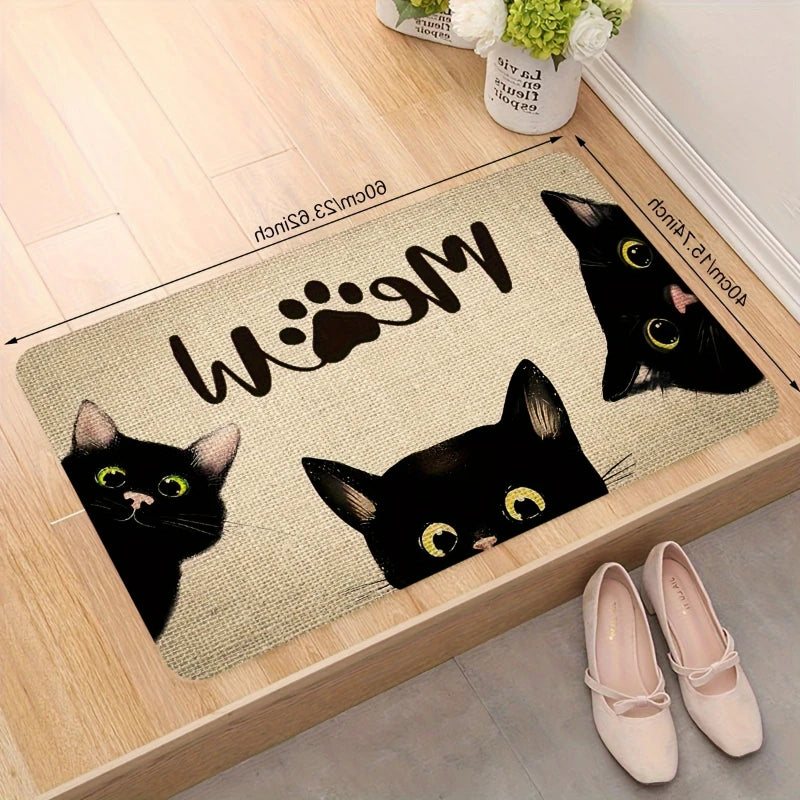 Meow Welcome Cat Mat