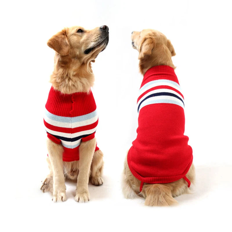 Winter Stripes Dog Sweater