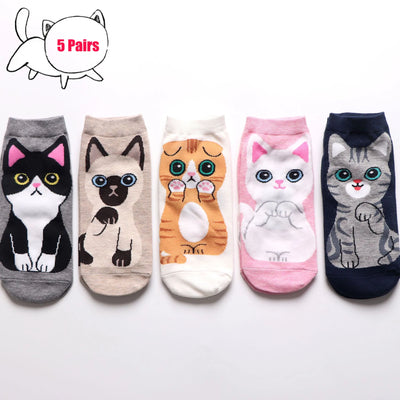 Kitty Lover’s Ankle Socks