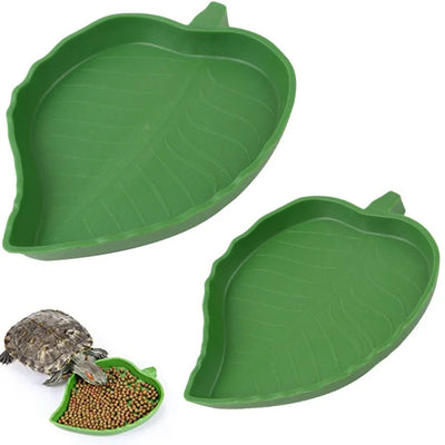 Leaf Shape Reptile Feeder