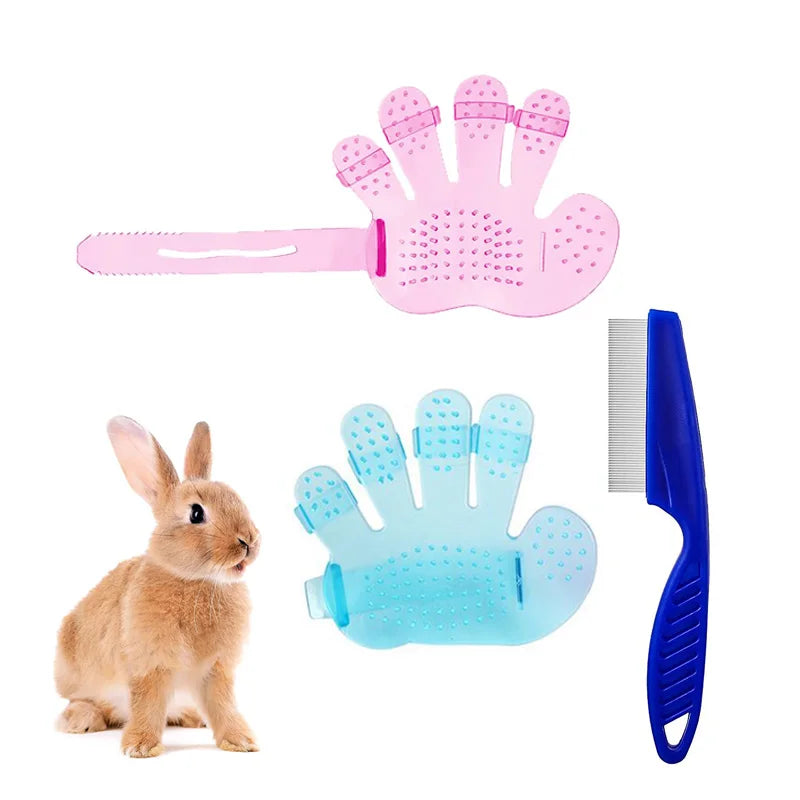 Grooming Brush Set for Rabbit