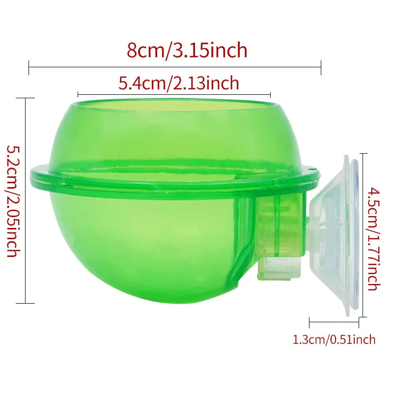 Reptile Suction Feeder Bowl