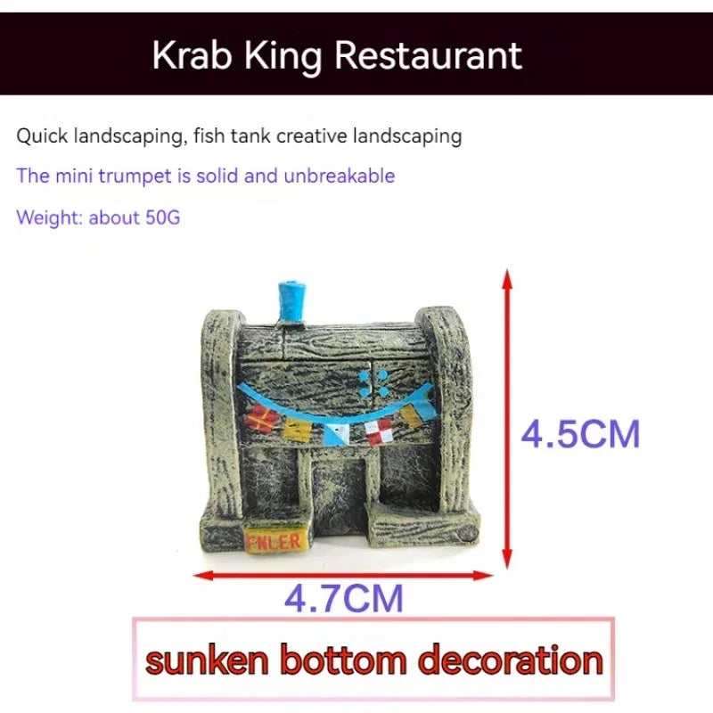 Fish House Aquarium Decor