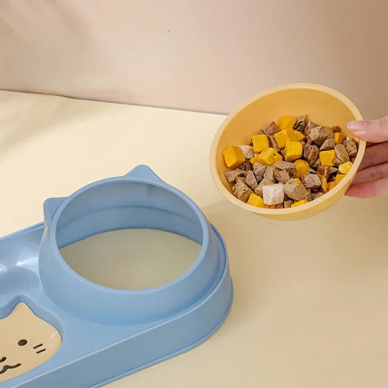 Tilted Pet Feeder Bowl