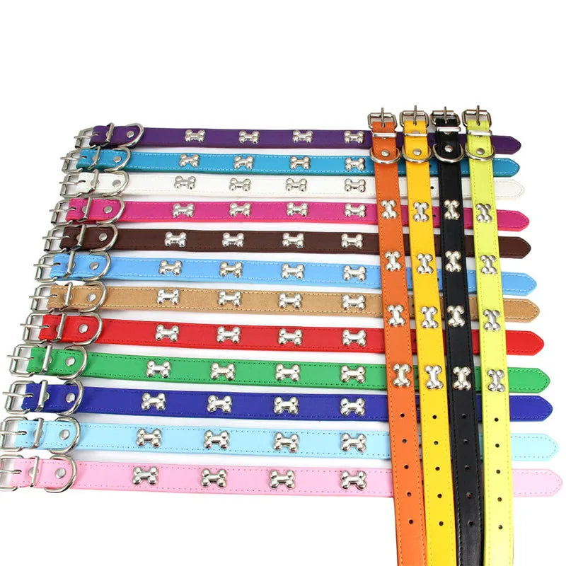Dog Collar with Bone