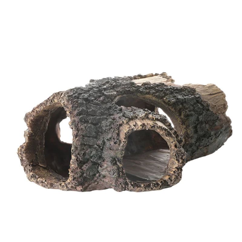 Hollow Log Aquarium Decor