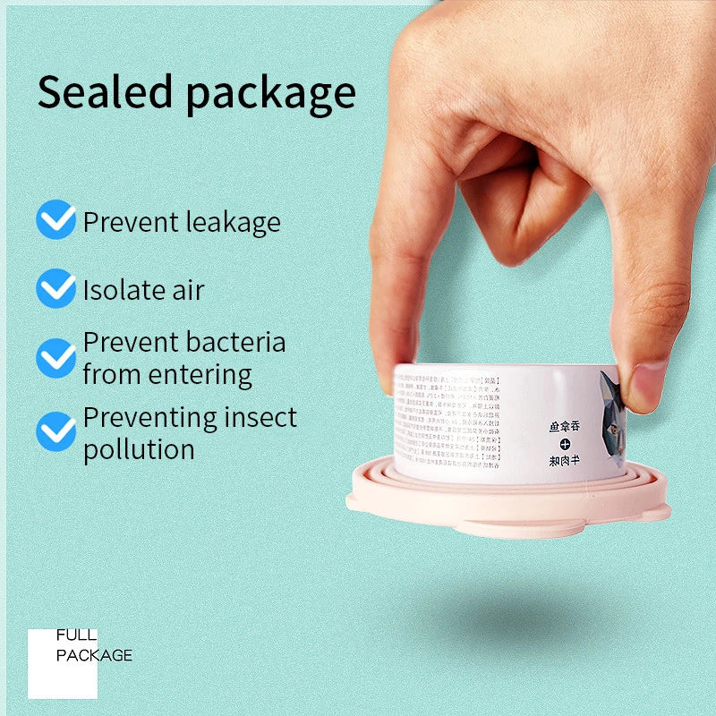 Portable Silicone Cat Food Lid