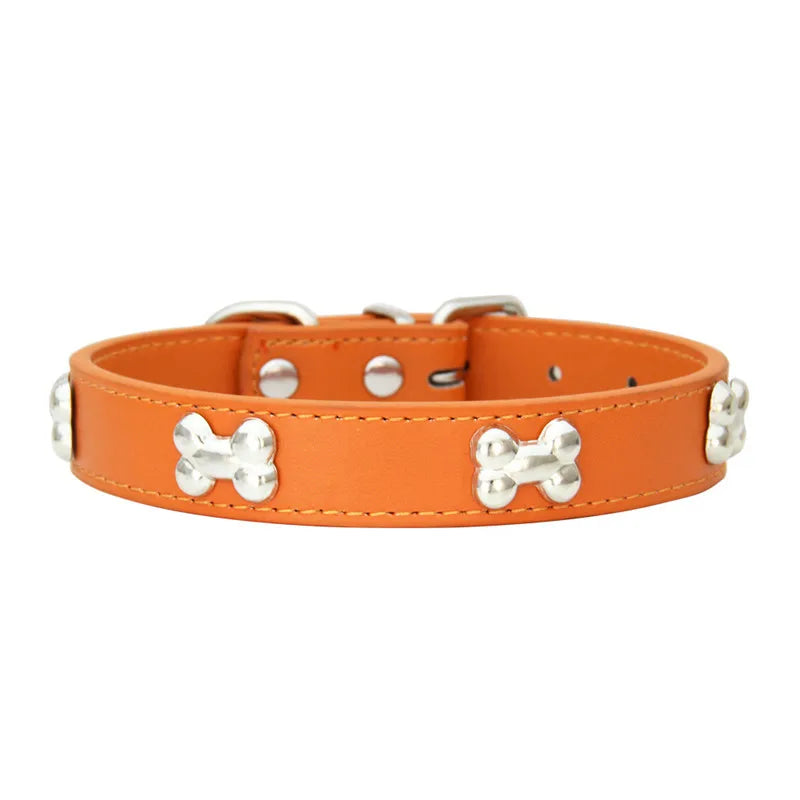 Dog Collar with Bone