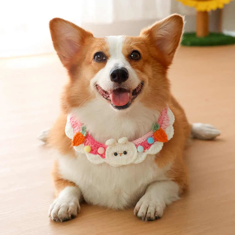 Handmade Dog Scarf Collar