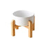 Ceramic Cat Bowl with Stand