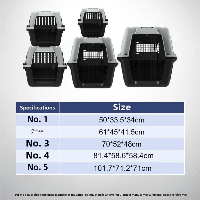 Rolling Plastic Dog Kennel