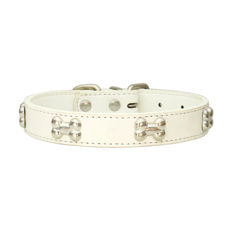 Dog Collar with Bone
