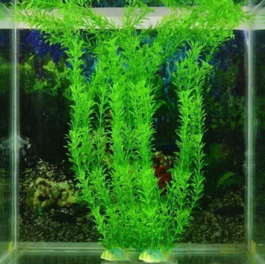 Plastic Plant Fish Tank Decor