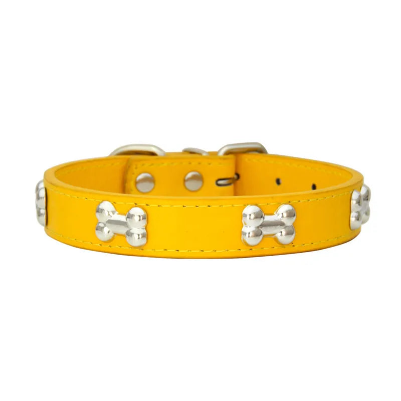 Dog Collar with Bone