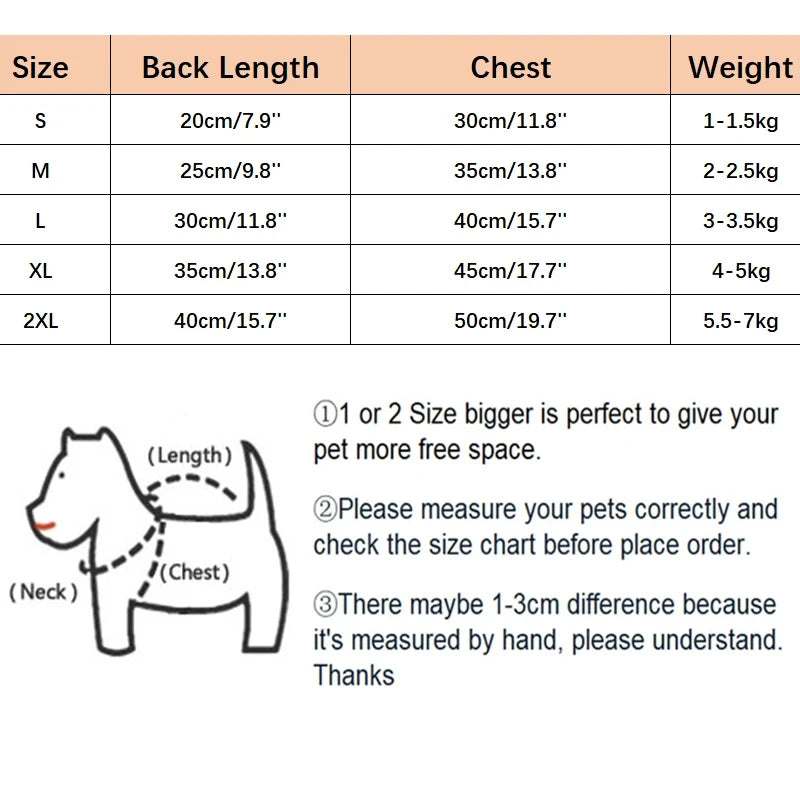 Pet Puffer Winter Coat