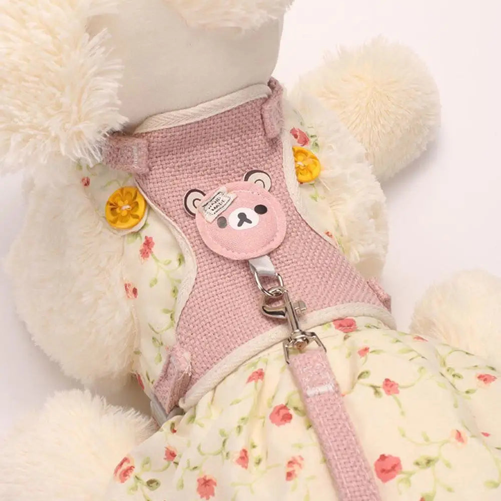 Cute Bear Design Pet Harness